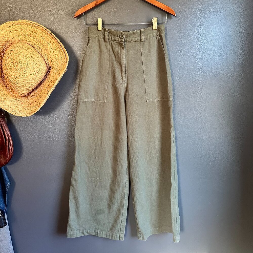First Rite Cropped Flare Pants XS